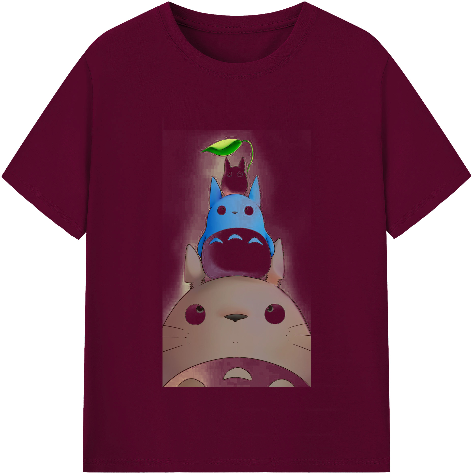 （画像用） となりのトトロ 草壁メイ 草壁サツキ My Neighbor Totoro Satsuki Kusakabe Mei Kusakabe レディースカジュアルプリントTシャツ（綿100％）